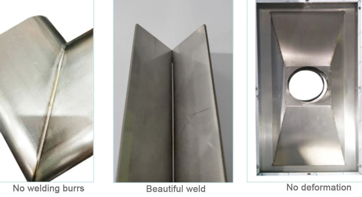 Flawless welding result