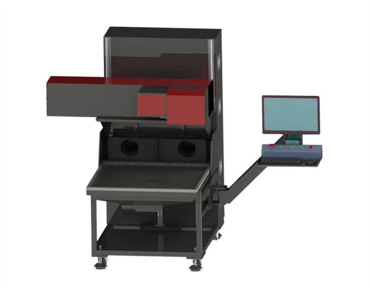 Mesin laser galvo tabung RF
