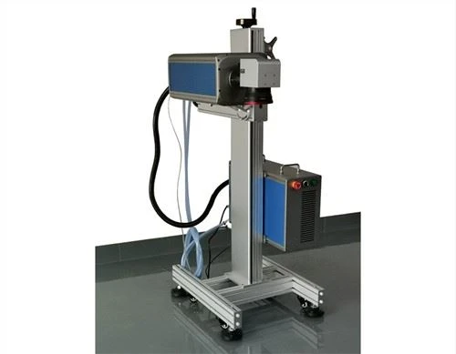 On the Fly UV Laser Printer